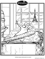 coloriage ratatouille et la carotte
